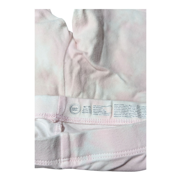 Wonder Nation-Set of 2 Leggings Girls - Grey /Pink - Size M 7-8 - Picture 12 of 12